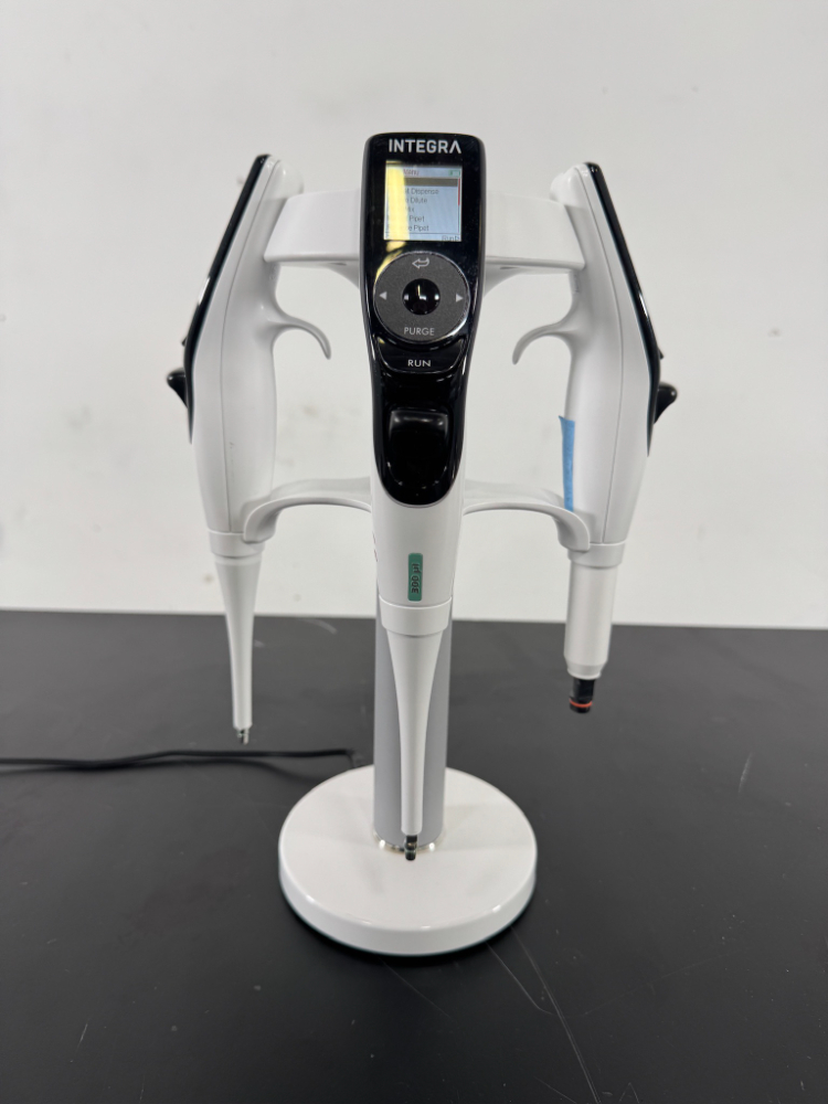 Image of Integra Electronic Single Channel Pipettes w/Stand - Quantity 4